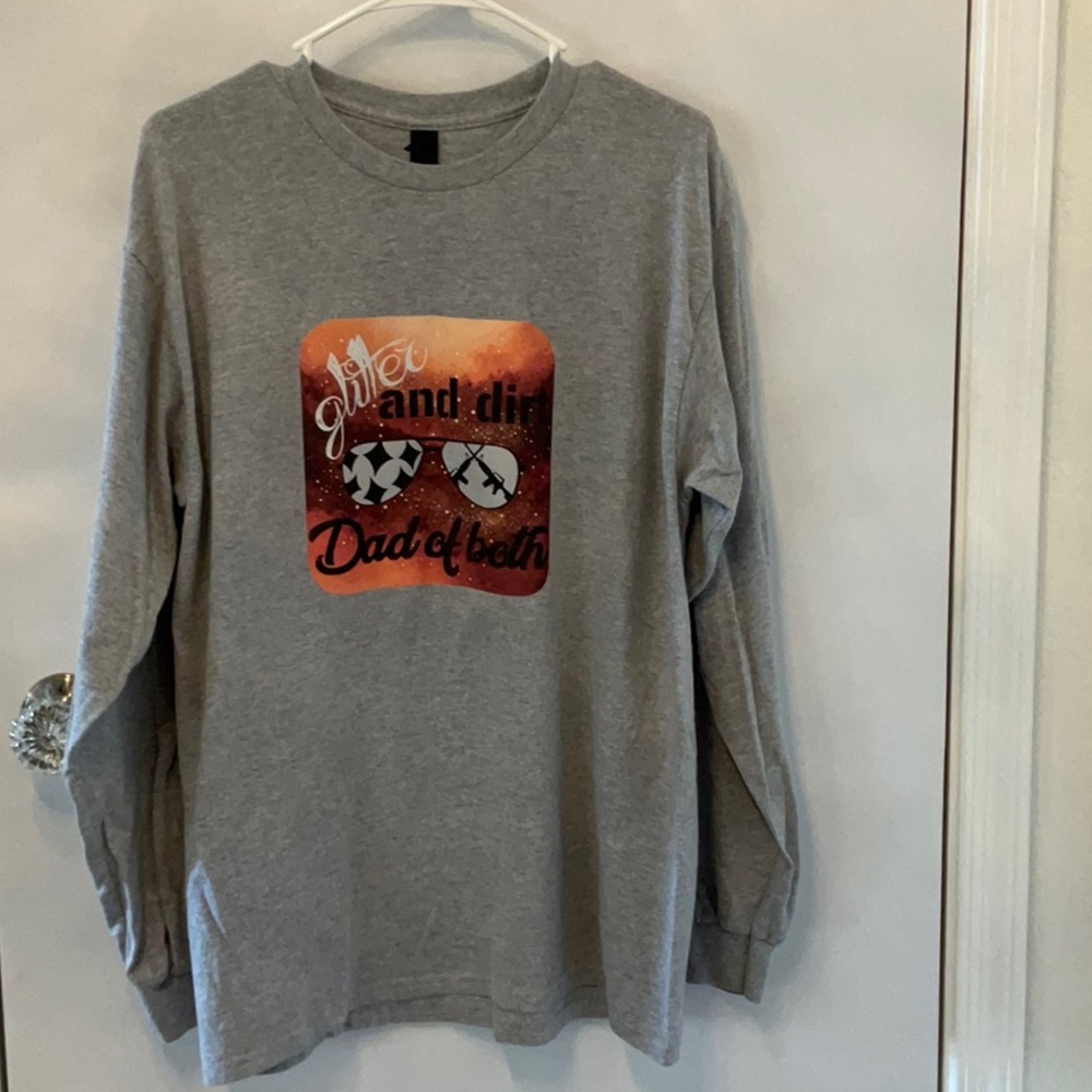 Men’s long sleeve graphic Tshirt Size Large.  NWOT